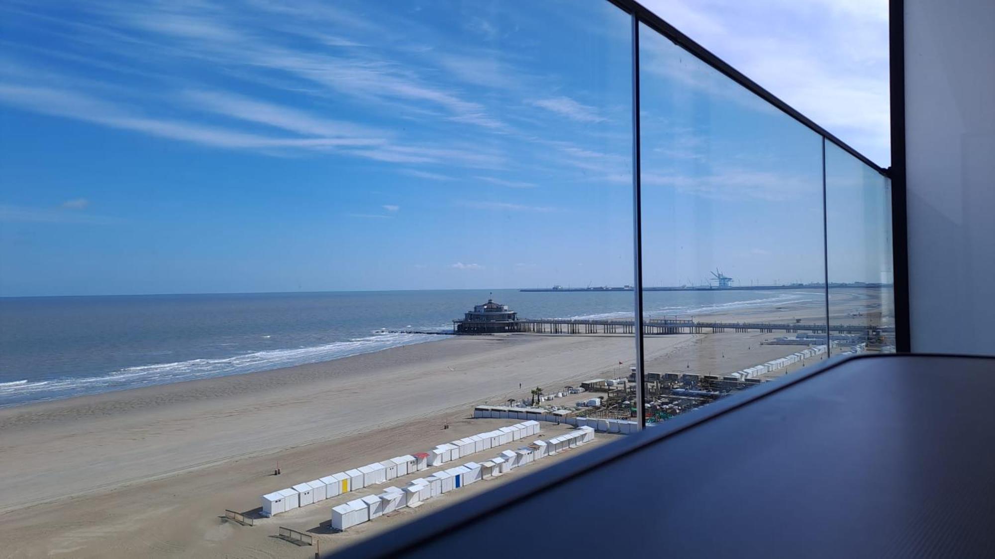 Modern Studio With Beautiful Sea View - 9Th Floor Blankenberge Exteriör bild